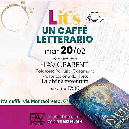 L'attore e scrittore flavio parenti presenta il suo romanzo la divina avventura a napoli